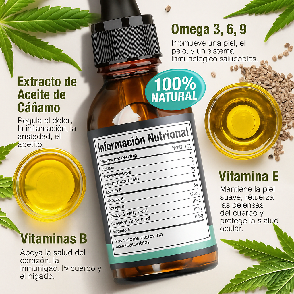 Calma Natural™ Aceite relajante para mascotas