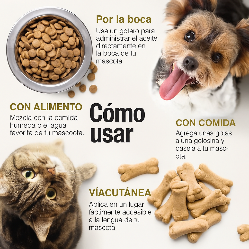 Calma Natural™ Aceite relajante para mascotas