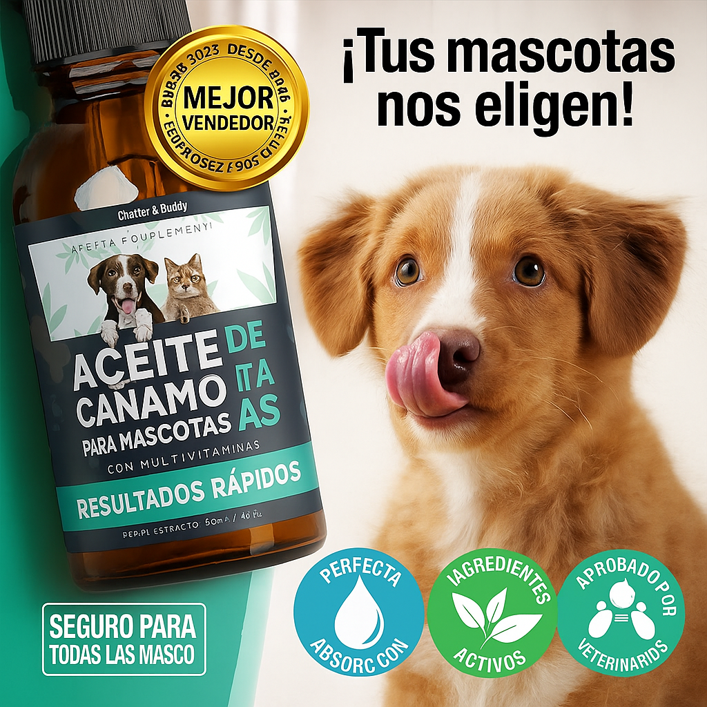 Calma Natural™ Aceite relajante para mascotas